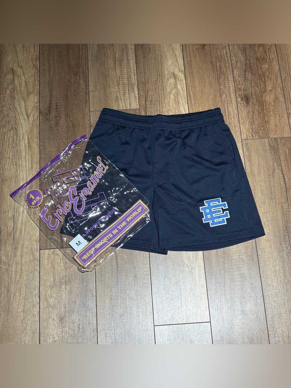 Eric Emanuel EE Navy Mesh Shorts Mens Size Medium